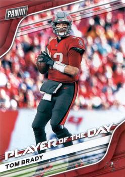 2020 Panini Player of the Day #1 Tom Brady Front