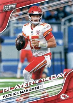 2020 Panini Player of the Day #2 Patrick Mahomes Front