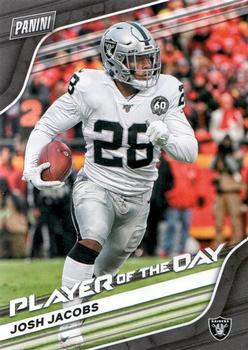 2020 Panini Player of the Day #23 Josh Jacobs Front