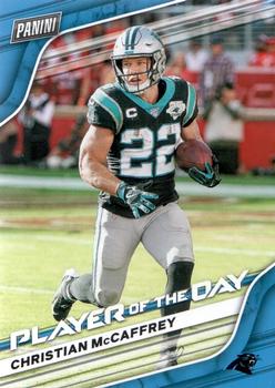2020 Panini Player of the Day #24 Christian McCaffrey Front