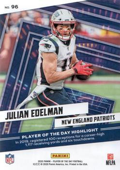 2020 Panini Player of the Day #96 Julian Edelman Back