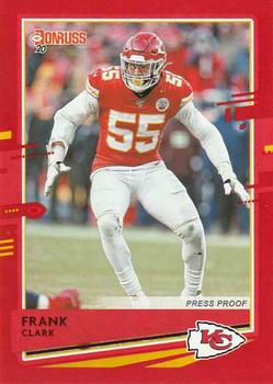 2020 Donruss - Press Proof Red #7 Frank Clark Front