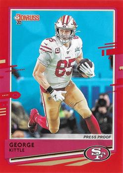 2020 Donruss - Press Proof Red #11 George Kittle Front