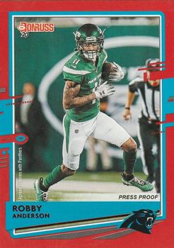 2020 Donruss - Press Proof Red #53 Robby Anderson Front