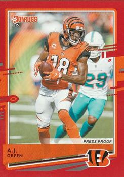 2020 Donruss - Press Proof Red #69 A.J. Green Front