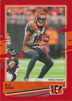 2020 Donruss - Press Proof Red #69 A.J. Green Front
