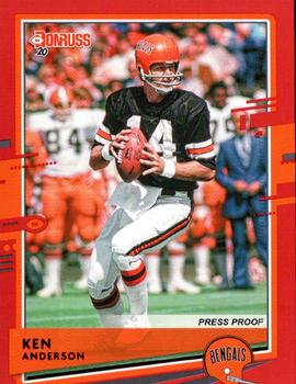 2020 Donruss - Press Proof Red #70 Ken Anderson Front