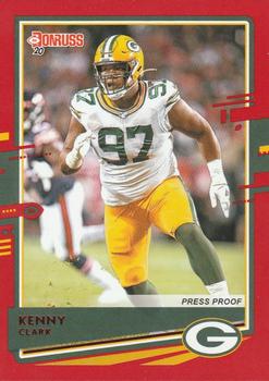 2020 Donruss - Press Proof Red #107 Kenny Clark Front