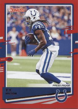 2020 Donruss - Press Proof Red #121 T.Y. Hilton Front