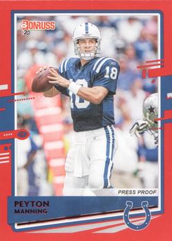 2020 Donruss - Press Proof Red #125 Peyton Manning Front
