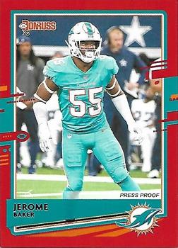 2020 Donruss - Press Proof Red #154 Jerome Baker Front