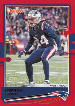 2020 Donruss - Press Proof Red #170 Stephon Gilmore Front