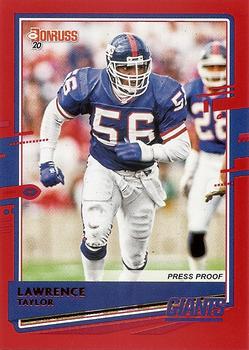 2020 Donruss - Press Proof Red #190 Lawrence Taylor Front