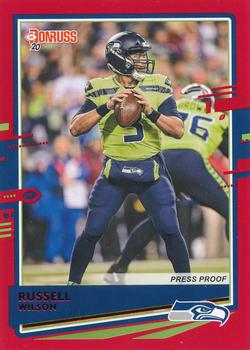 2020 Donruss - Press Proof Red #222 Russell Wilson Front