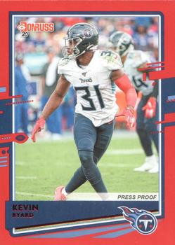 2020 Donruss - Press Proof Red #248 Kevin Byard Front