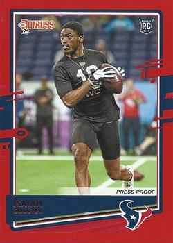 2020 Donruss - Press Proof Red #282 Isaiah Coulter Front