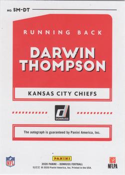 2020 Donruss - Signature Marks #SM-DT Darwin Thompson Back