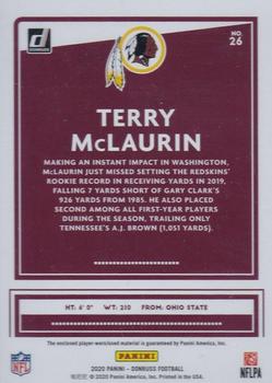 2020 Donruss - Donruss Threads #26 Terry McLaurin Back