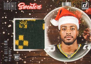 2020 Donruss - Rookie Holiday Sweater #SW-AD AJ Dillon Front
