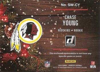 2020 Donruss - Rookie Holiday Sweater #SW-CY Chase Young Back