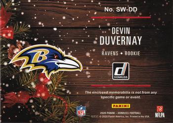 2020 Donruss - Rookie Holiday Sweater #SW-DD Devin Duvernay Back
