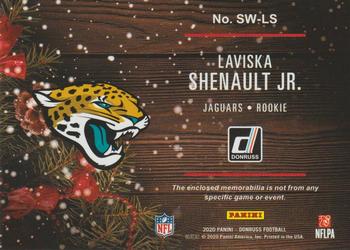 2020 Donruss - Rookie Holiday Sweater #SW-LS Laviska Shenault Jr. Back