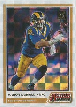 2020 Donruss - Action All-Pros #AAP-AD Aaron Donald Front