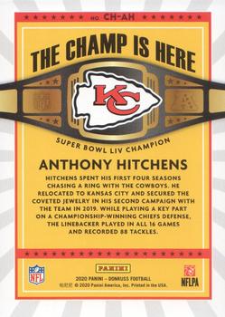 2020 Donruss - The Champ is Here #CH-AH Anthony Hitchens Back