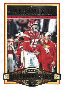 2020 Donruss - The Champ is Here #CH-PM Patrick Mahomes II Front