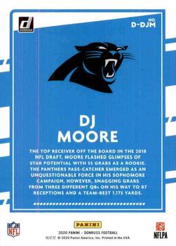 2020 Donruss - Dominators #D-DJM DJ Moore Back