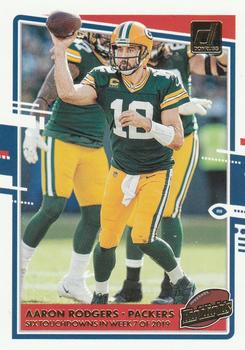 2020 Donruss - Highlights #H-AR Aaron Rodgers Front