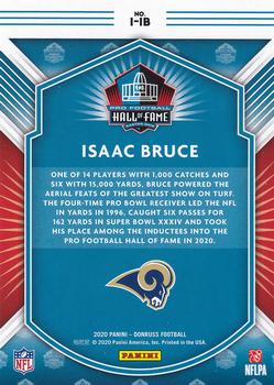 2020 Donruss - Inducted #I-IB Isaac Bruce Back