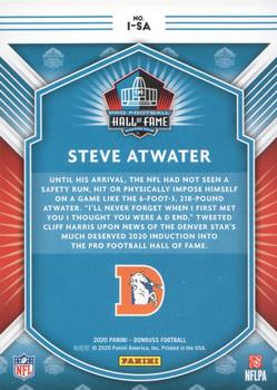 2020 Donruss - Inducted #I-SA Steve Atwater Back