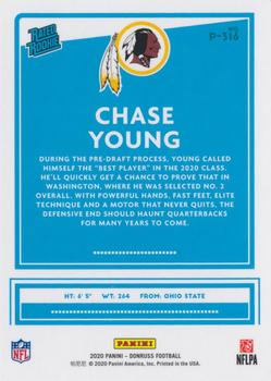 2020 Donruss - Optic Preview #P-316 Chase Young Back