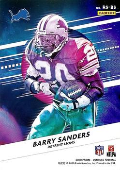 2020 Donruss - Retro Series #RS-BS Barry Sanders Back