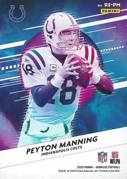 2020 Donruss - Retro Series #RS-PM Peyton Manning Back