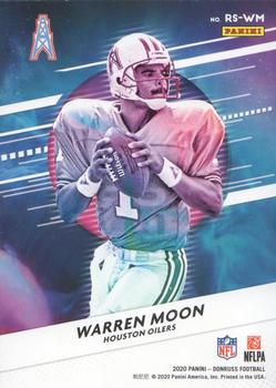 2020 Donruss - Retro Series #RS-WM Warren Moon Back