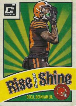 2020 Donruss - Rise ‘n Shine Magnet #8 Odell Beckham Jr. Front