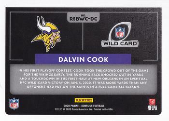 2020 Donruss - Road to the Super Bowl Wild Card #RSBWC-DC Dalvin Cook Back
