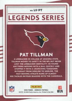 2020 Donruss - Legends Series #LS-PT Pat Tillman Back