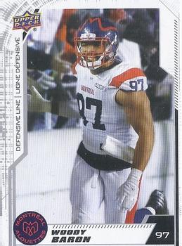 2020 Upper Deck CFL #14 Woody Baron Front