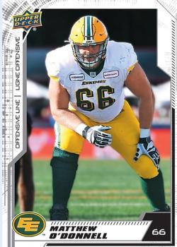 2020 Upper Deck CFL #51 Matthew O'Donnell Front