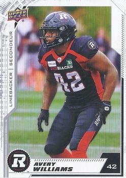 2020 Upper Deck CFL #75 Avery Williams Front