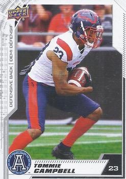 2020 Upper Deck CFL #196 Tommie Campbell Front