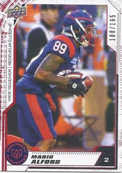 2020 Upper Deck CFL - Red #39 Mario Alford Front
