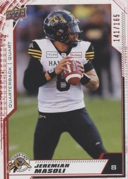 2020 Upper Deck CFL - Red #99 Jeremiah Masoli Front