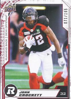 2020 Upper Deck CFL - Red #139 John Crockett Front