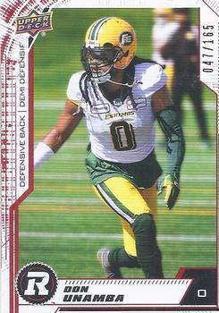 2020 Upper Deck CFL - Red #147 Don Unamba Front