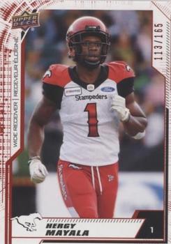 2020 Upper Deck CFL - Red #166 Hergy Mayala Front