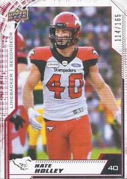 2020 Upper Deck CFL - Red #184 Nate Holley Front
